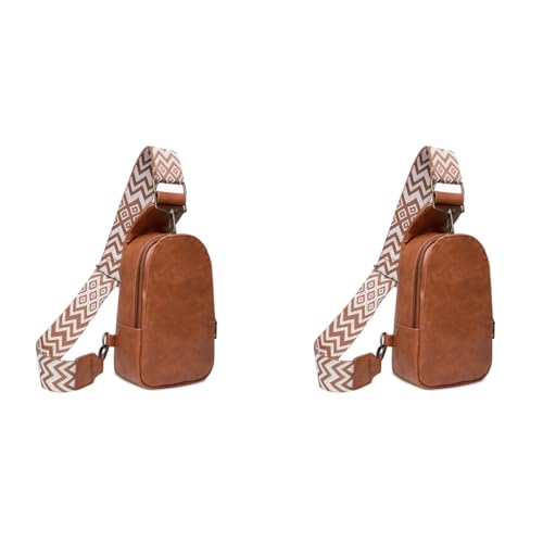 PALAY® Women Cross-Body Chest Bag Phone Pure Color PU Shoulder with Adjustable Strap Sling for Daily Commuting Travel 2 PCS PALAY® Women Cross-Body Chest Bag Phone Pure Color PU Shoulder with Adjustable Strap Sling for Daily Commuting Travel 2 PCS